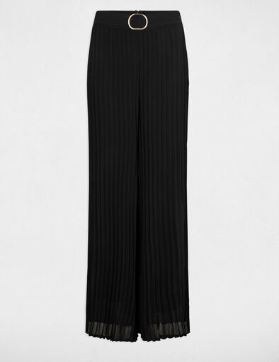 pleated wide leg trousers black women Pleated wide leg trousers black women