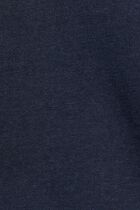 V-neck short-sleeve t-shirt navy blue women