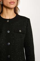 fitted cropped jacket black women Fitted cropped jacket black women