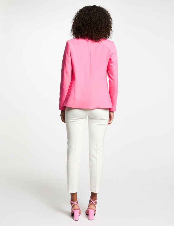 waisted buttoned blazer pink women Waisted buttoned blazer pink women