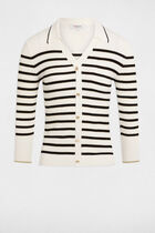 Jumper 3/4-length sleeves white women
