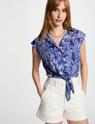 Short-sleeved shirt multicolor women