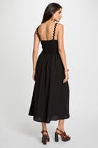 Fitted dress with fancy straps black women