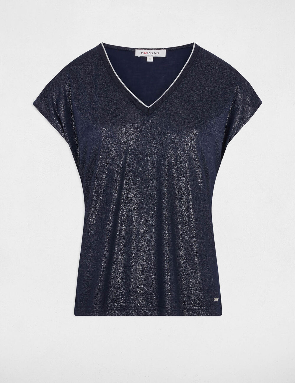 Short-sleeved t-shirt navy blue women