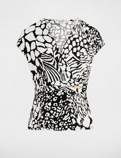 Short-sleeved t-shirt white women