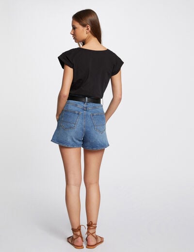 Short-sleeved t-shirt black women
