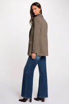 Straight jacket with tailored collar multicolor women