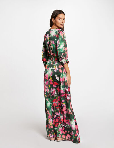 Maxi dress floral print multico ladies'