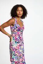 Printed mini A-line dress multicolor women