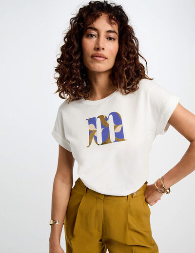 T-shirt with message white women