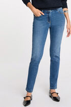 Standard waisted slim jeans denim stone women