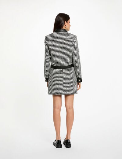 Fitted short skirt black women