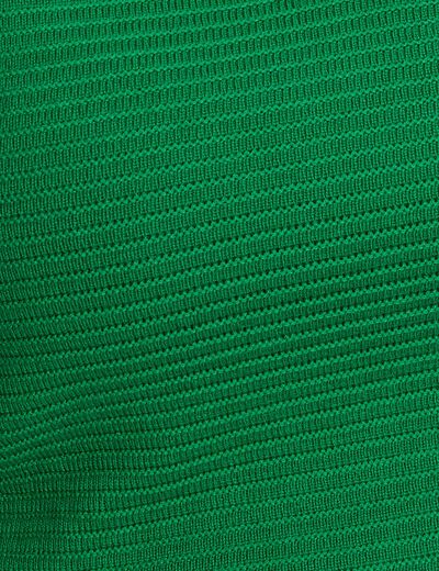 Fitted V-neck sweater meadow green women