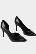 Open-side court shoe black women
