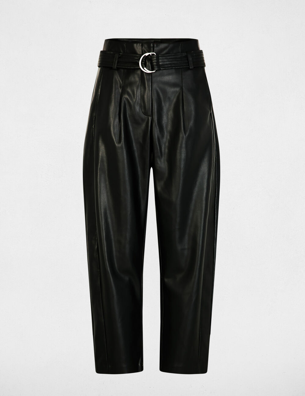 pantalon large taille haute noir femme black women
