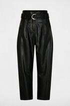 pantalon large taille haute noir femme black women