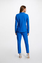 Double breasted blazer electric blue women