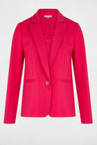 Short blazer raspberry pink women