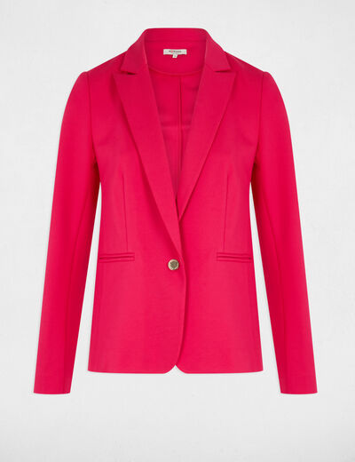 Short blazer raspberry pink women