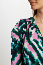 3/4-length sleeved shirt multicolored women