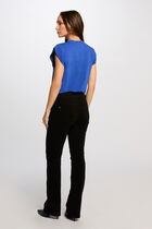 T-shirt manches courtes bleu electrique femme