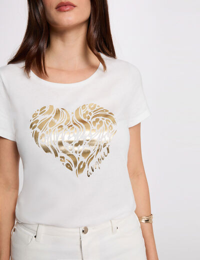 Short-sleeve t-shirt white women