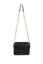 Sac matelassé noir femme