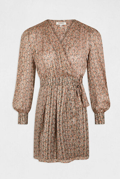 Straight dress with abstract print multico ladies'