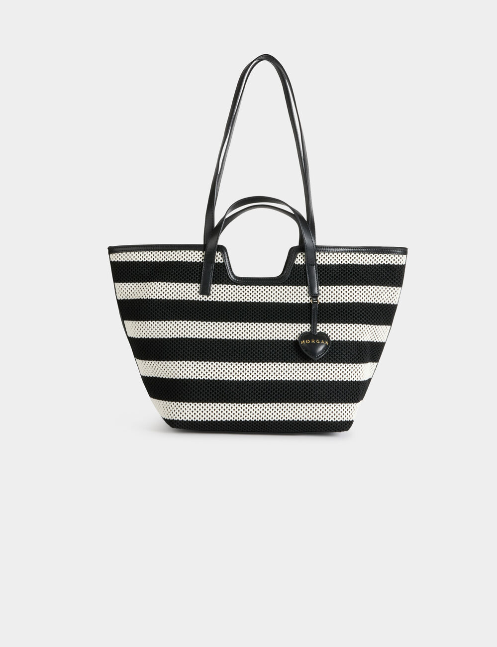 Woven tote bag white women