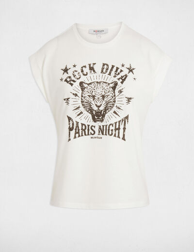 T-shirt with message white women