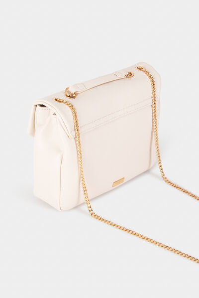 Envelope clutch bag beige ladies'