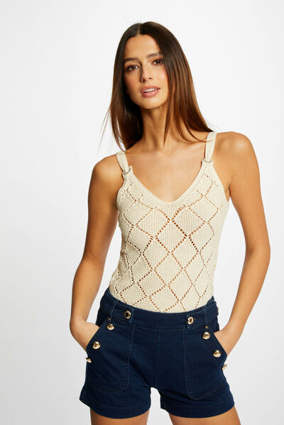 Jumper vest top with straps  ladies'