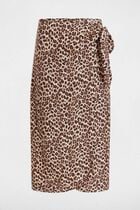 Printed midi skirt multicolor women