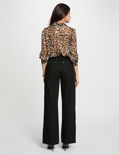 Printed voile shirt multicolor women