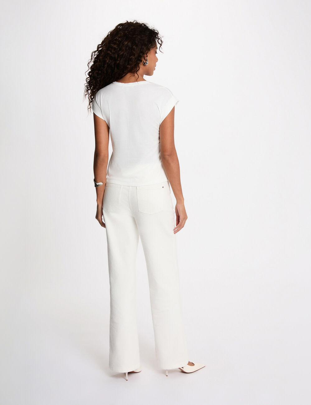 Short-sleeve t-shirt white women