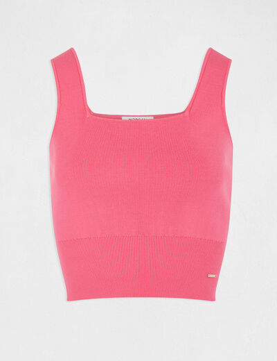 Jumper vest top wide straps pink ladies'