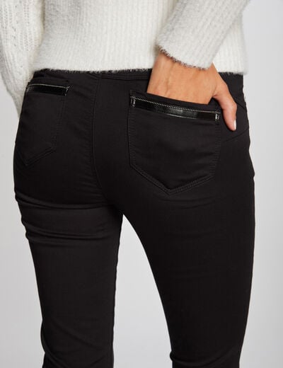Slim standard-waisted trousers black women