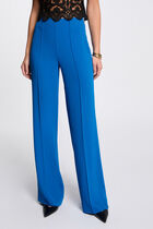 Loose wide leg trousers electric blue women