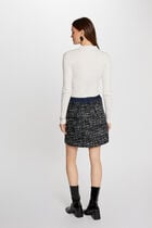 Mini tweed skirt multicolored women