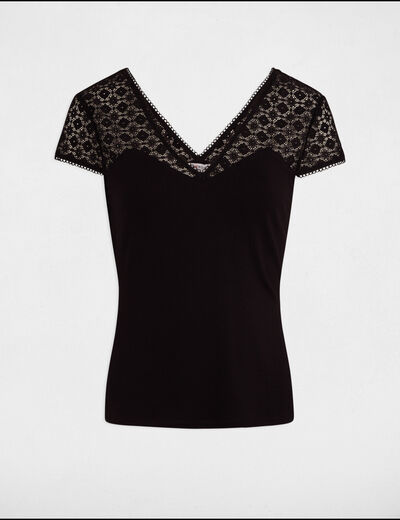 Short-sleeved t-shirt black women