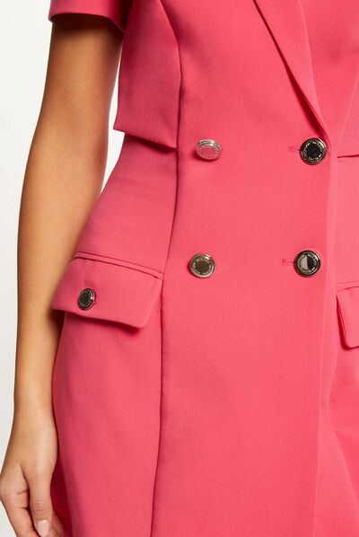Straight playsuit with dress effect  ladies'