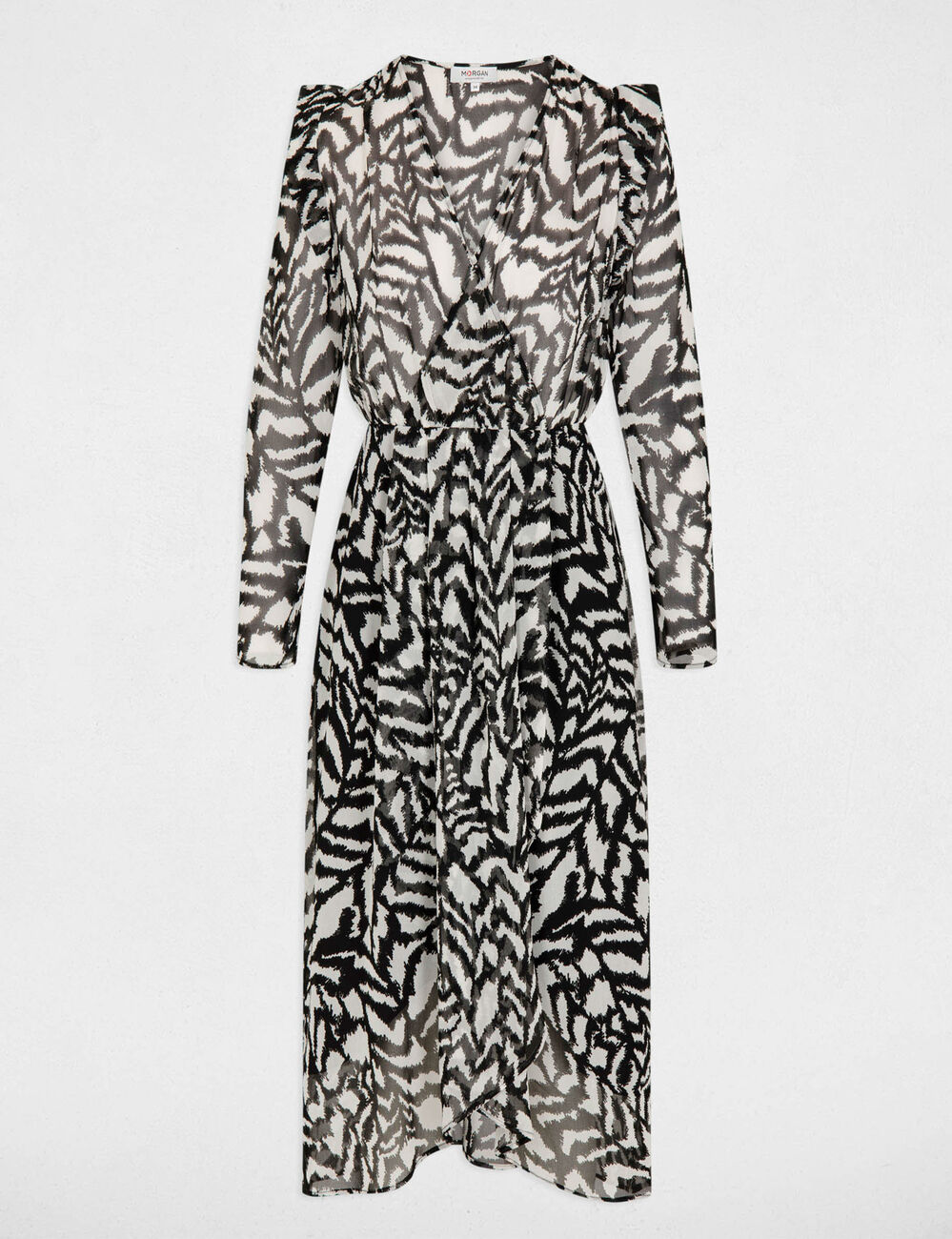 Printed maxi dress multicolored women