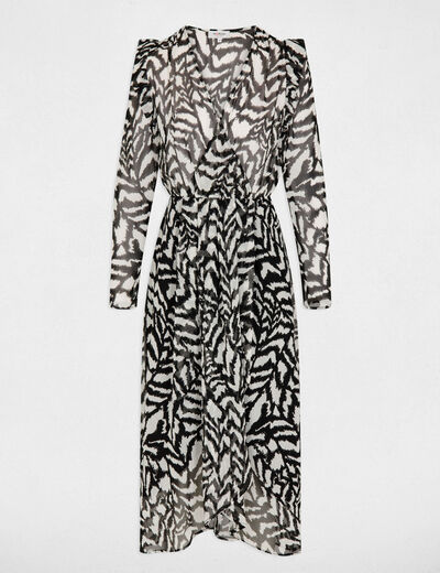 Printed maxi dress multico ladies'