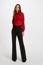 Long-sleeved t-shirt red women