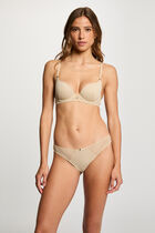 Padded bra beige women