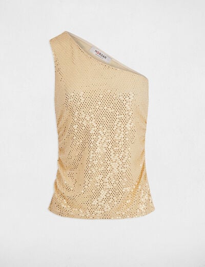 asymmetrical top rhinestones silver color women Asymmetrical top rhinestones silver color women