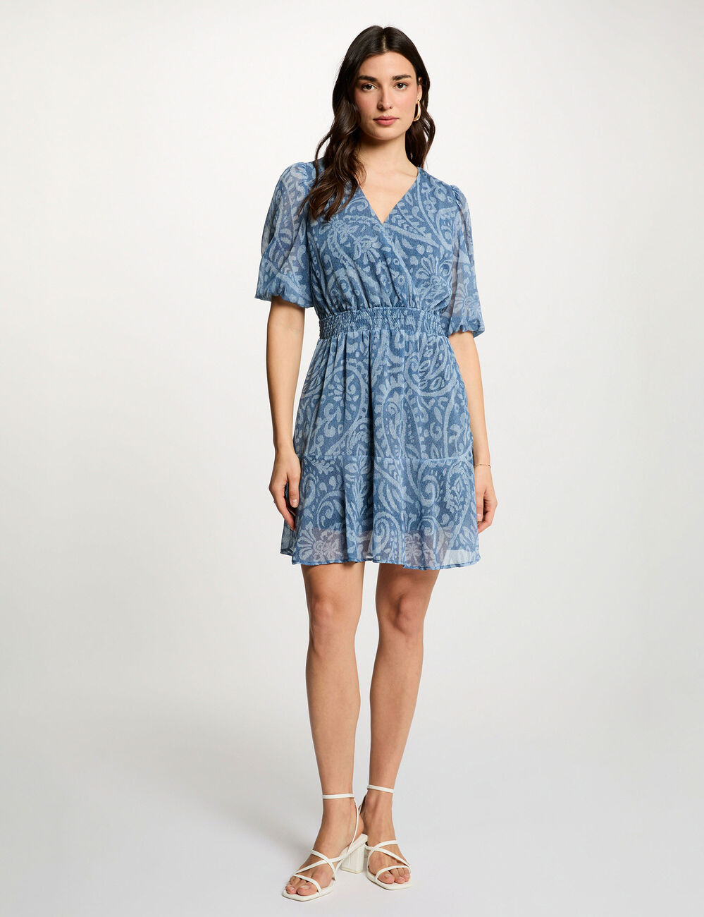 Short wrap dress multicolor women