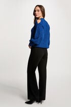 Long-sleeved jumper blue women