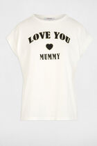 T-shirt with message white women