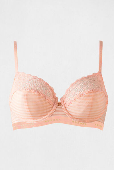 Underwire bra pink ladies'